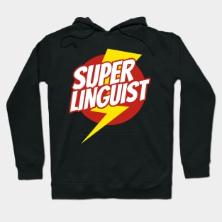 Super Linguist - Funny Linguistic Superhero - Lightning Edition Hoodie